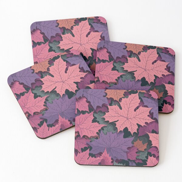 Item preview, Maple leaves pattern designed and sold by stickerbuddy01.