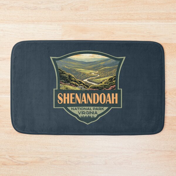 Item preview, Shenandoah National Park Illustration Travel Retro Badge designed and sold by KrisSidDesigns.