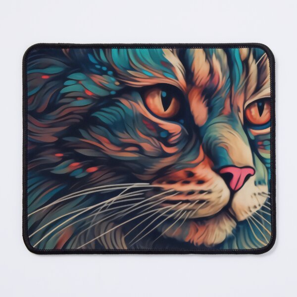 Item preview, AI Painting Colourful Cat designed and sold by SceneryStudio.