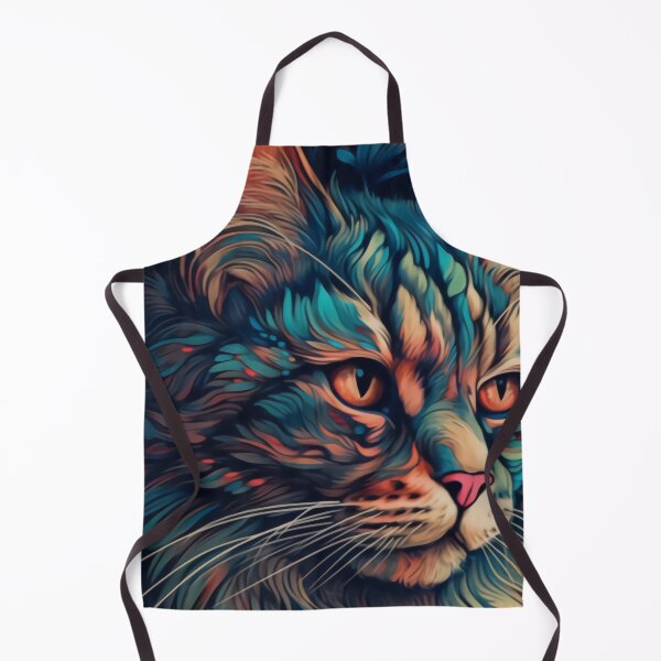 Item preview, AI Painting Colourful Cat designed and sold by SceneryStudio.