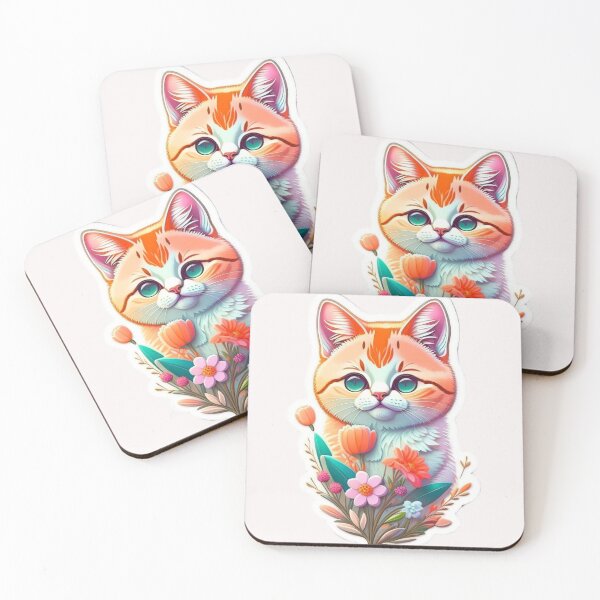 Item preview, Cute cat designed and sold by UndineSea.