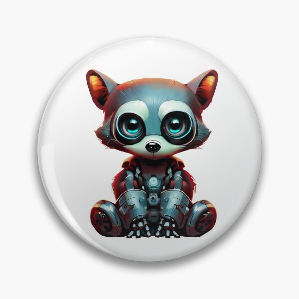 Item preview, Robo-Raccoon! designed and sold by kukamatsu.