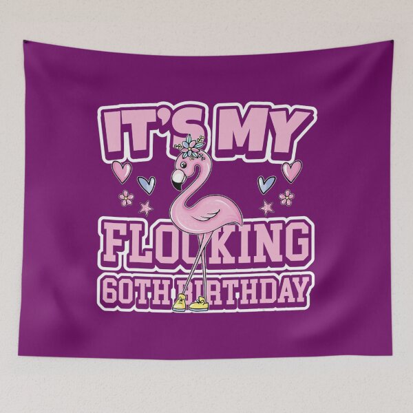 Item preview, Its My Flocking 60th Birthday - 60.Geburtstag Frau Flamingo 	 	 designed and sold by htyqtyah5.
