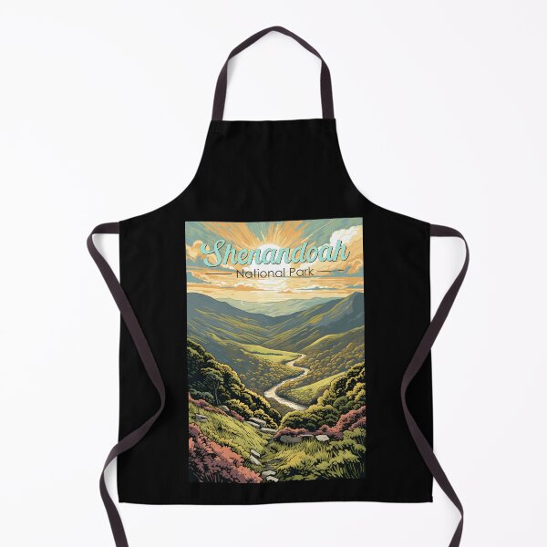 Item preview, Shenandoah National Park Illustration Retro designed and sold by KrisSidDesigns.