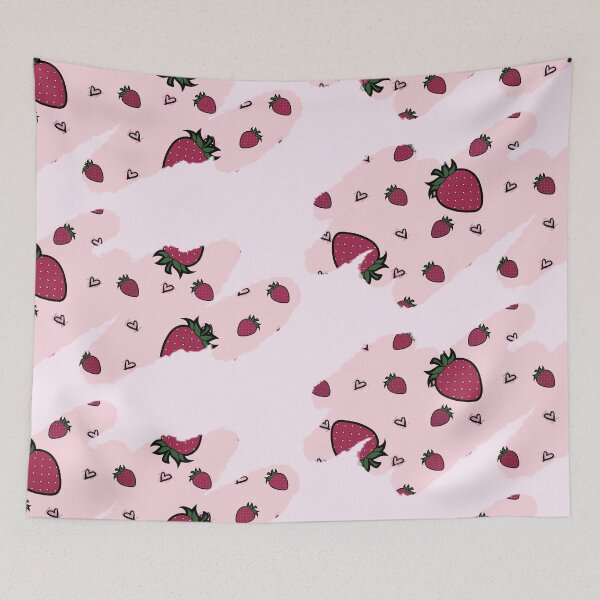 Item preview, Strawberries and Cream! Pattern designed and sold by AlwaysHollyJo.