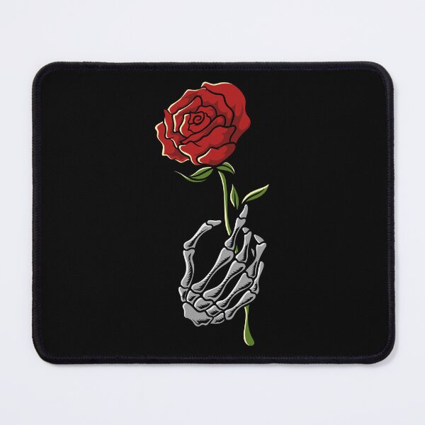 Item preview, Skeleton's  hand holding a red rose designed and sold by Acim0.