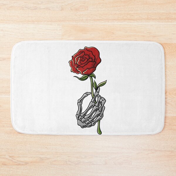 Item preview, Skeleton's  hand holding a red rose designed and sold by Acim0.