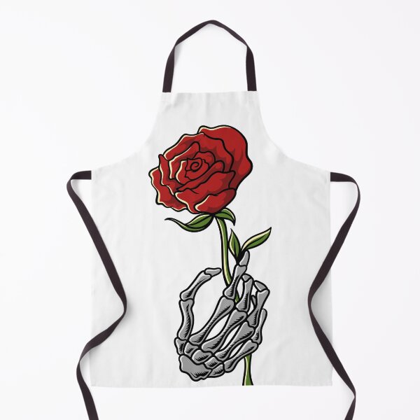 Item preview, Skeleton's  hand holding a red rose designed and sold by Acim0.
