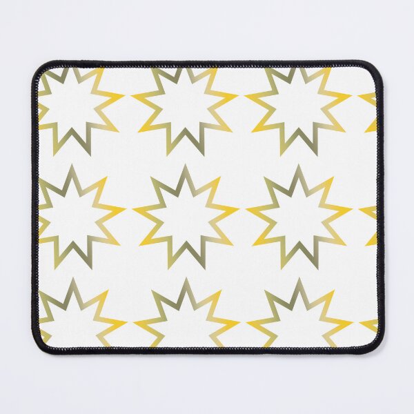 Item preview, Gold Baha'i Enneagram designed and sold by BahaiExchangePR.