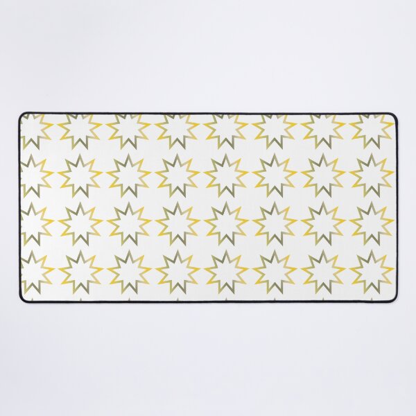 Item preview, Gold Baha'i Enneagram designed and sold by BahaiExchangePR.