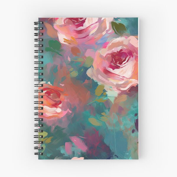 Item preview, Cheerful Impressionist Roses Flowers Floral Pattern designed and sold by Wonder Of Light.