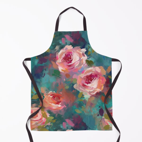 Item preview, Cheerful Impressionist Roses Flowers Floral Pattern designed and sold by Wonder Of Light.