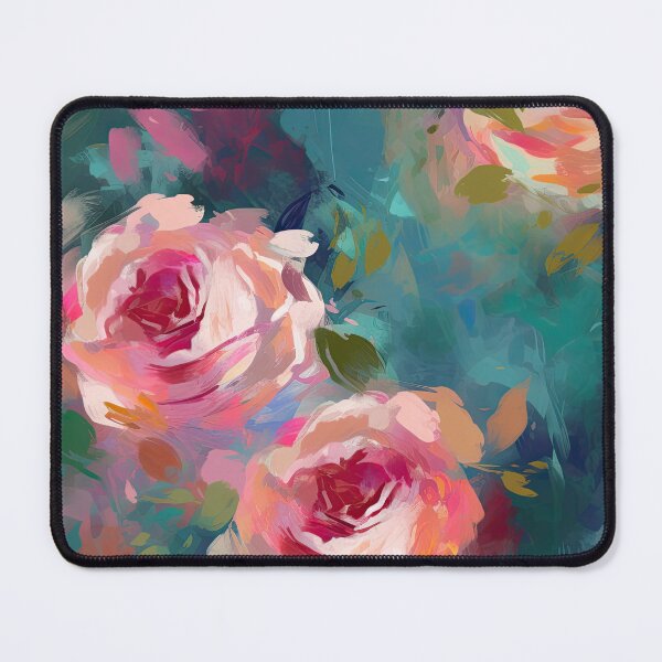 Item preview, Cheerful Impressionist Roses Flowers Floral Pattern designed and sold by Wonder Of Light.