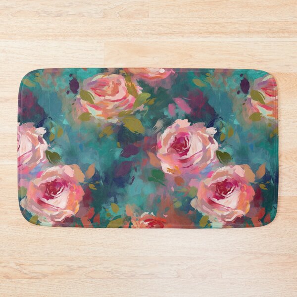 Item preview, Cheerful Impressionist Roses Flowers Floral Pattern designed and sold by Wonder Of Light.