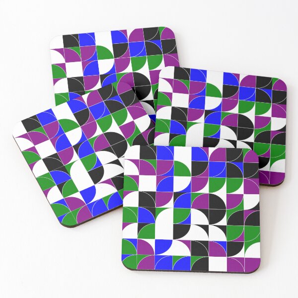 Item preview, Semi circle tiles pattern designed and sold by CodeArtAfrik.