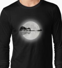 Moonlight Nature Guitar Long Sleeve T-Shirt