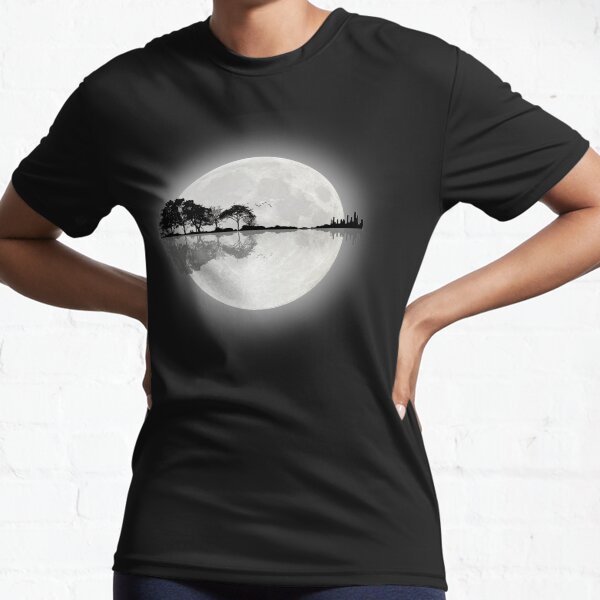 Moonlight Nature Guitar Active T-Shirt
