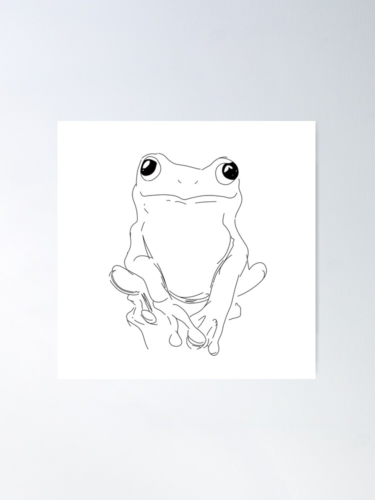 contour simple de grenouille