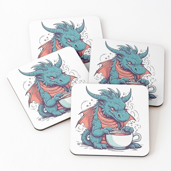 Item preview, DragonMug: The Artistic Bearded Companion for Fantastic Java Lovers! designed and sold by DooodleGod.