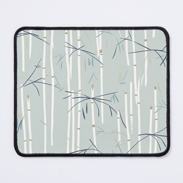 Item preview, Serene Bamboo And Cherry Blossoms Minimalistic Japanese Pattern designed and sold by Wonder Of Light.