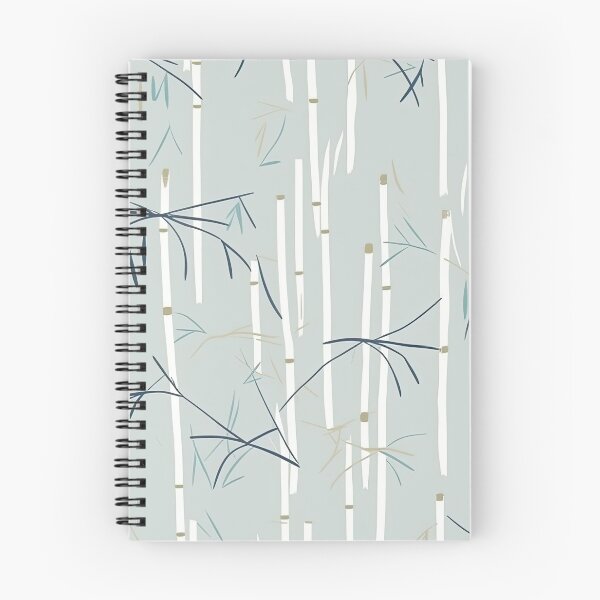Item preview, Serene Bamboo And Cherry Blossoms Minimalistic Japanese Pattern designed and sold by Wonder Of Light.