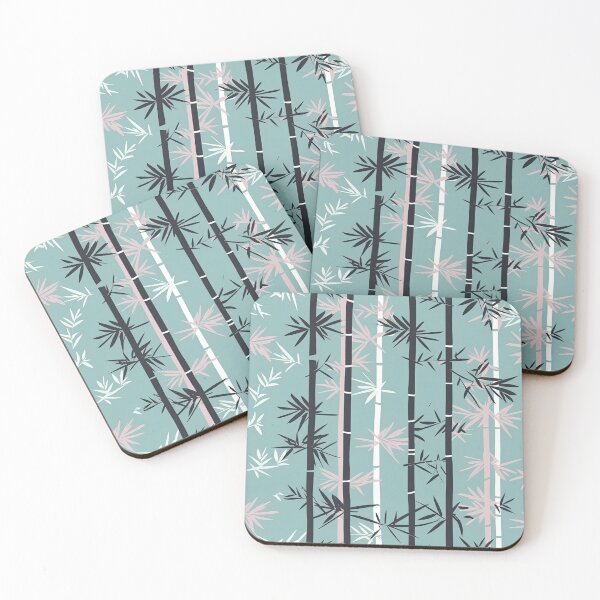 Item preview, Serene Bamboo And Cherry Blossoms Minimalistic Japanese Pattern designed and sold by Wonder Of Light.