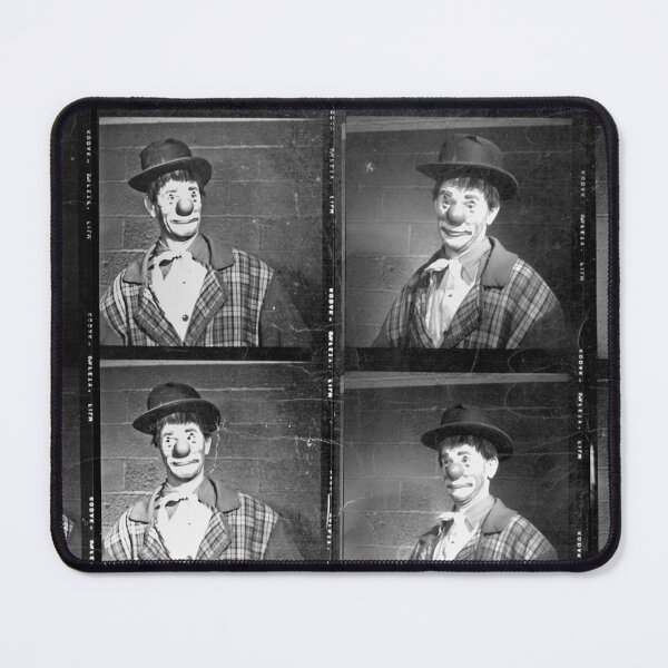 Item preview, Circus Clown Show Contact Print Black and White 8 by 10 Photograph designed and sold by Wabojeg.