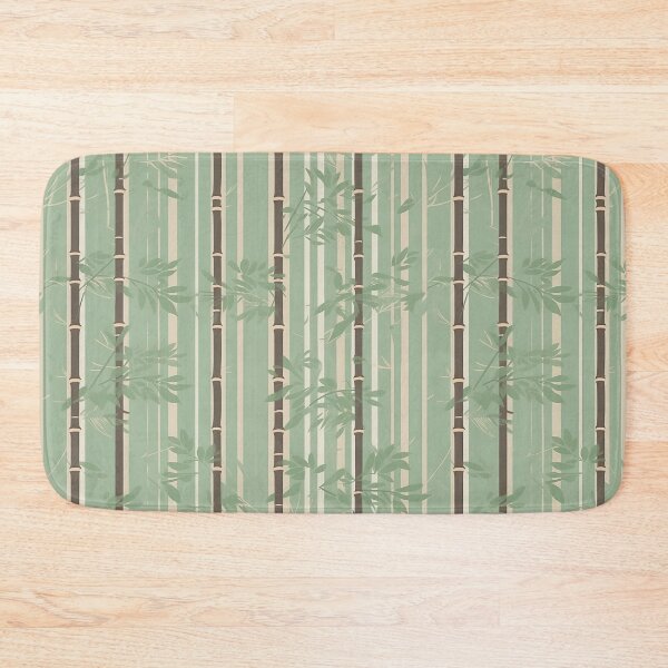 Item preview, Serene Bamboo And Cherry Blossoms Minimalistic Japanese Pattern designed and sold by Wonder Of Light.