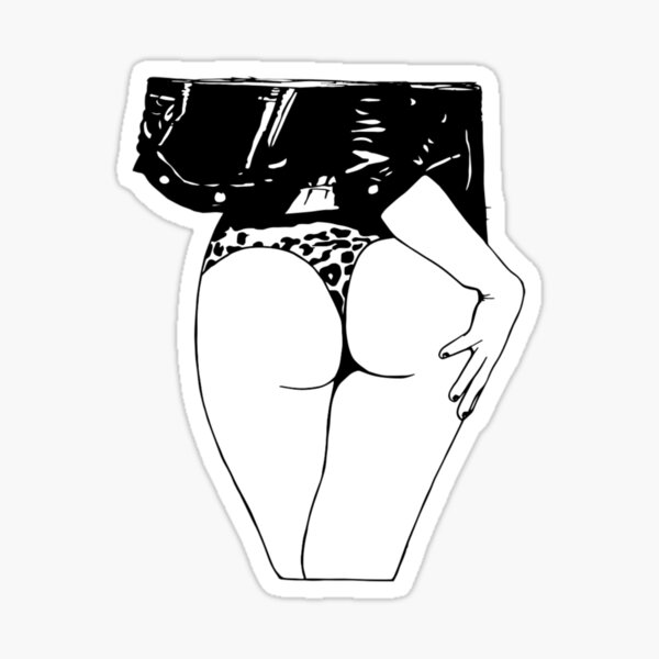 Cheeky, small Sticker