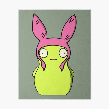 Louise belcher bunny ears from bobs burgers Art Board Print for