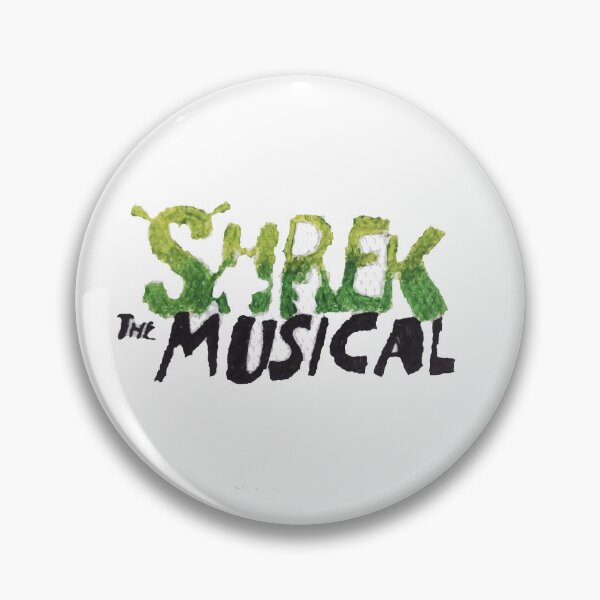 Item preview, Hand Drawn Shrek The Muscial Inspired Logo designed and sold by Backstage Banter.