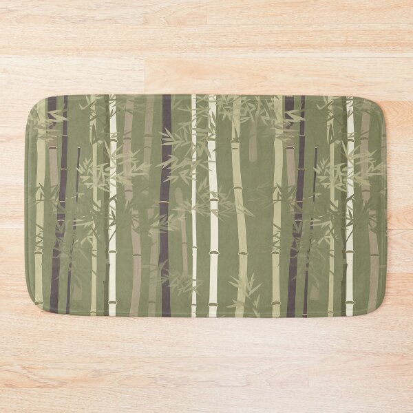 Item preview, Serene Bamboo And Cherry Blossoms Minimalistic Japanese Pattern designed and sold by Wonder Of Light.