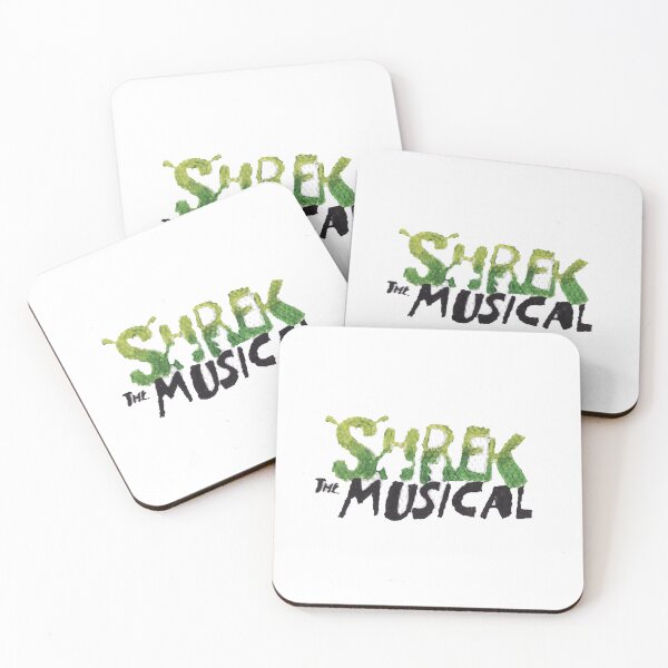 Item preview, Hand Drawn Shrek The Muscial Inspired Logo designed and sold by Backstage Banter.