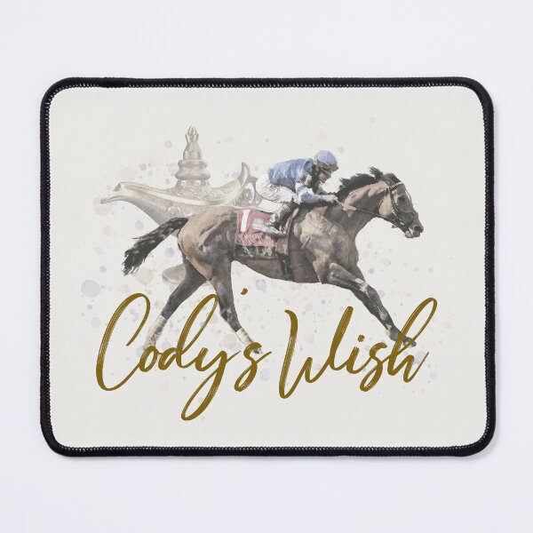 Item preview, Cody's Wish 2023 horse racing design designed and sold by Ginny Luttrell.