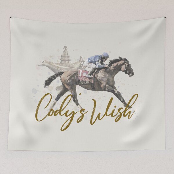 Item preview, Cody's Wish 2023 horse racing design designed and sold by Ginny Luttrell.