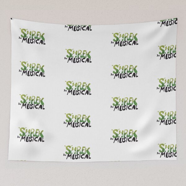 Item preview, Hand Drawn Shrek The Muscial Inspired Logo designed and sold by Backstage Banter.