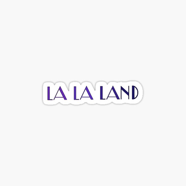 Item preview, La La Land Sticker designed and sold by feliciadesigns.