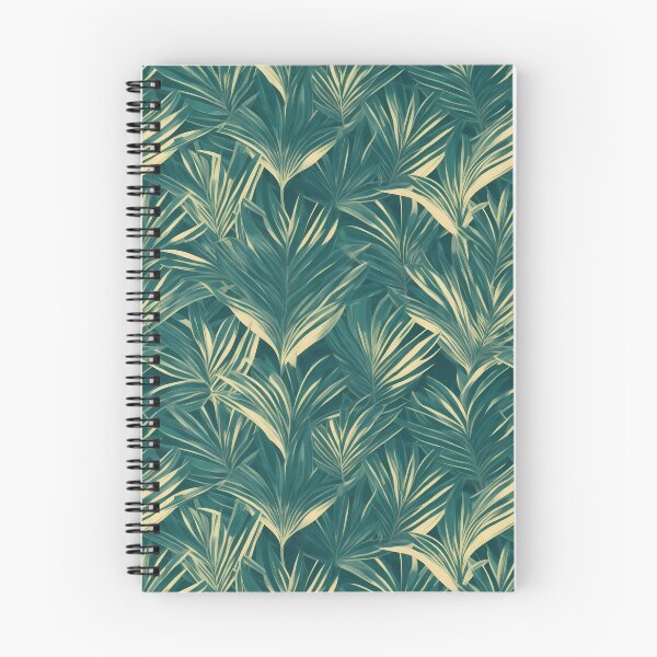 Aperçu de l'œuvre Feuilles de palmier monochromes créée et vendue par PatternLounge.