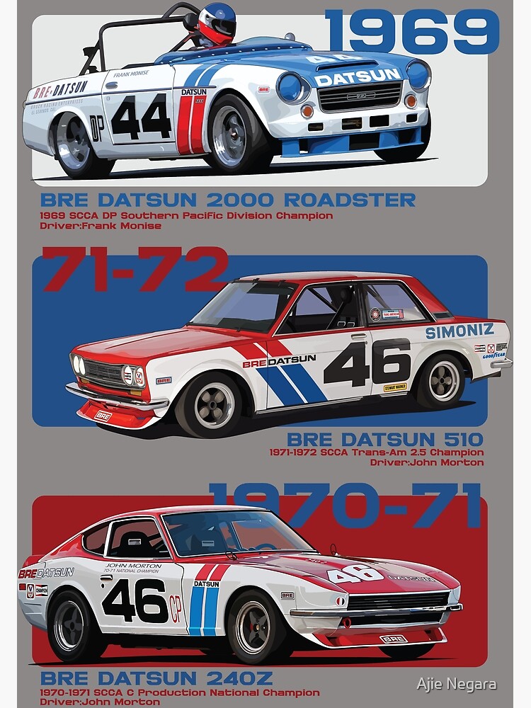 BRE Datsun - 3 Champions