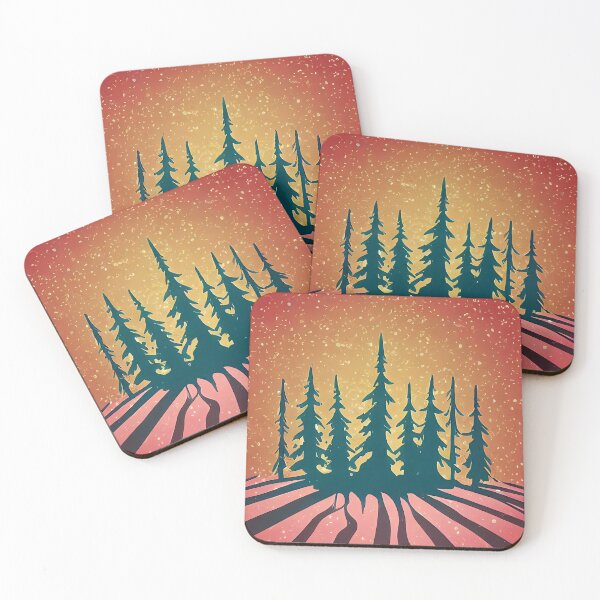 Item preview, Pine Trees in a Forest, AI Art,  designed and sold by casaai.