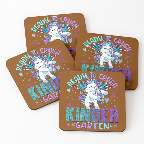 Item preview, Ready to Crush Kindergarten Back To School Unicorn Kids 	 	 designed and sold by nuezrscecel57.