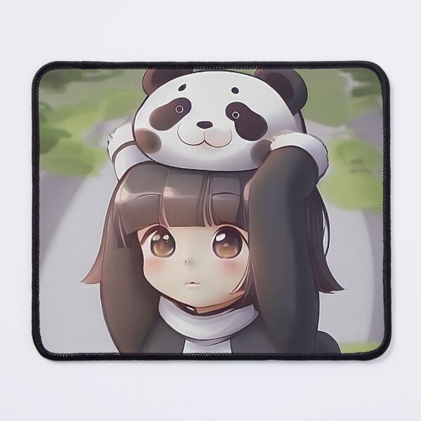Artikel-Vorschau von Mädchen mit einem Panda, designt und verkauft von Keith Fraley.