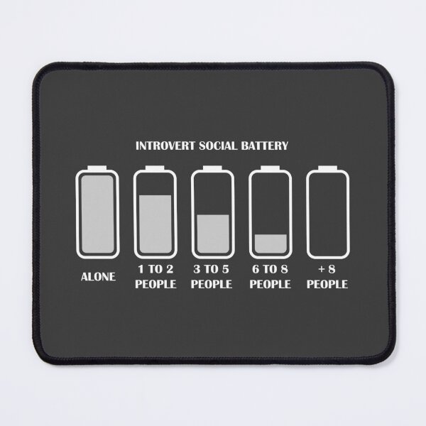 Item preview, My Social Batery - Introvert version designed and sold by introvertvibes.