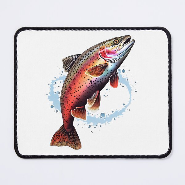 Item preview, Rainbow Trout Jumping designed and sold by aigcx.