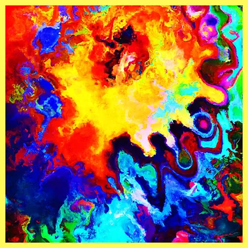 Artwork thumbnail, Colorful Pattern Explosion by Health And Fitness Posts e-Store