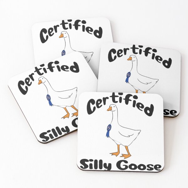 Artikelvorschau, Zertifizierte dumme Gans (schwarze Bildunterschriften) entworfen und verkauft von Silly-lil-goose.