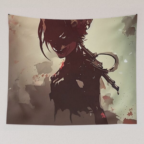Item preview, Art series based on japanese mythology creatures #14 Oni designed and sold by NabyryusArt.