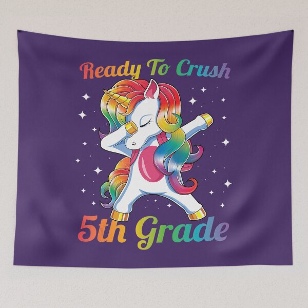 Item preview, Crush 5Th Grade Dabbing Unicorn Back To School 	  DM47054	 designed and sold by adtepwcplk40.