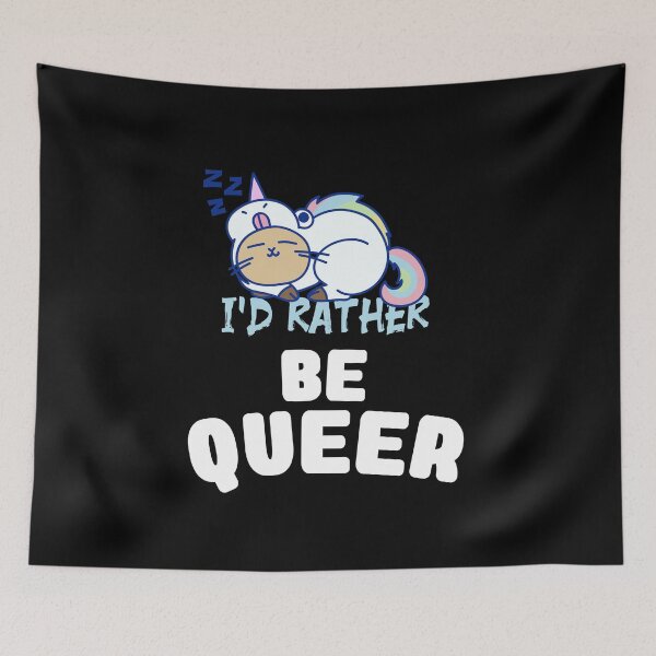 Item preview, queer cat designed and sold by vibeno1.