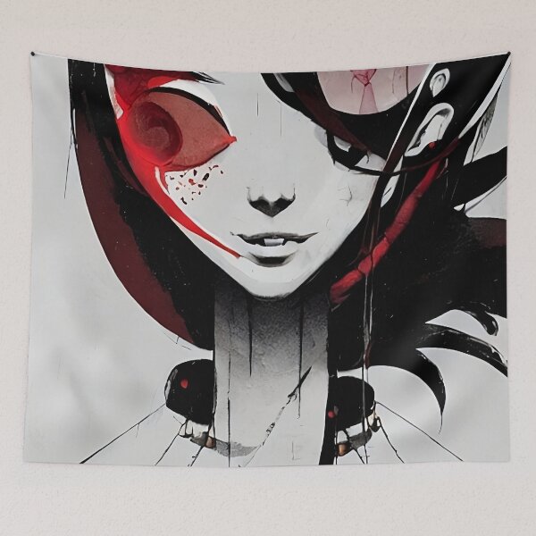 Item preview, Art series based on japanese mythology creatures #15 Rokurokubi designed and sold by NabyryusArt.